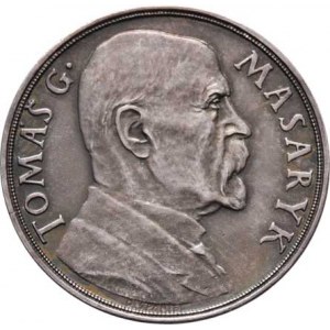 Československo - medaile s portrétem T.G.Masaryka, Španiel - na 85.narozeniny 1935 - poprsí zprava,