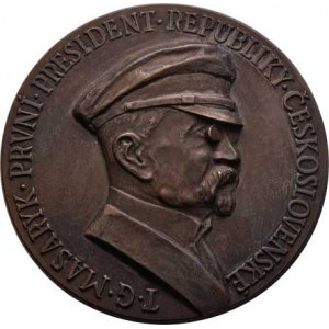 Československo - medaile s portrétem T.G.Masaryka, Brůha - jednostr.dutá medaile - (1935) - poprsí