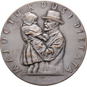 Československo - medaile s portrétem T.G.Masaryka, Peter - medaile Maj úctu k duši dieťaťa (1938)