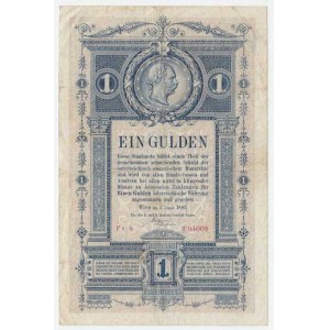 Rakousko, Fr.Josef I., 1848 - 1916, 1 Gulden 1882, Ri.145, Pick.A153 - série Fc8