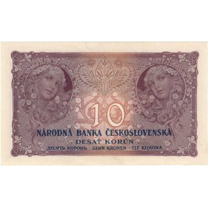 Československo - bankovky Národ. banky Československé, 10 Koruna 1927, série N202, BHK.22e, He.22b