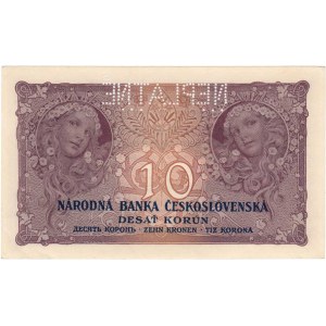 Československo - bankovky Národ. banky Československé, 10 Koruna 1927, série N154, BHK.22e, He.22b.