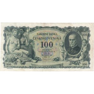 Československo - bankovky Národ. banky Československé, 100 Koruna 1931, série Tc, BHK.25c, He.25b2