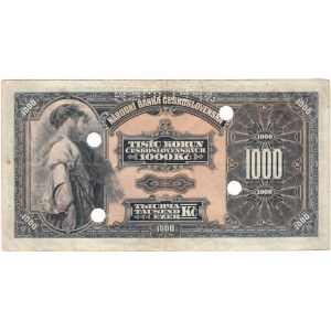 Československo - bankovky Národ. banky Československé, 1000 Koruna 1932, série A, BHK.26, He.26a.s4