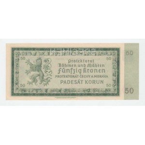 Protektorát Čechy a Morava, 1939 - 1945, 50 Koruna 1940 - série A20, BHK.34, He.36a.s1,