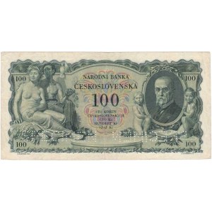 Slovenská republika, 1939 - 1945, 100 Koruna 1931 - přetisk, sér.Kb, BHK.43b,