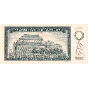 Československo - bankovky a státovky 1945 - 1953, 5000 Koruna 1945, série 13A, BHK.79, He.85a.s1,