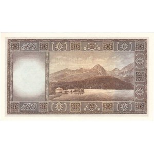 Československo - bankovky a státovky 1945 - 1953, 500 Koruna 1946, série Y, BHK.80a, He.87a neperf