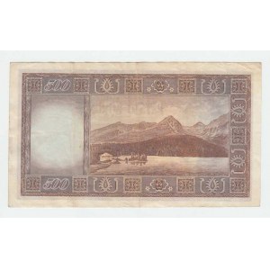 Československo - bankovky a státovky 1945 - 1953, 500 Koruna 1946, série Ja, BHK.80b, He.87b neper