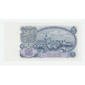 Československo - bankovky a státovky 1953, 25 Koruna 1953, sér. MN (Praha), BHK.90bB,