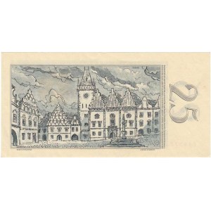 Československo - bankovky a státovky 1958 - 1964, 25 Koruna 1961, sér. E40, BHK.97a, He.109a neper