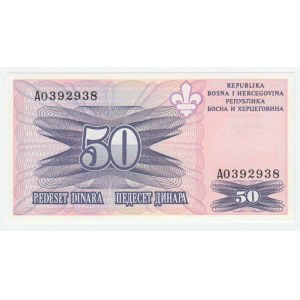 Bosna a Hercegovina, 50 Dinárů 1995, Pick.47