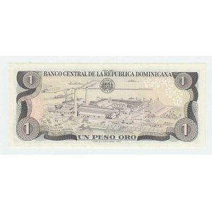 Dominikánská republika, 1 Peso Oro 1987, Pick.126b