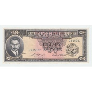 Filipiny, 50 Pesos (1949 - 1966), Pick.138d