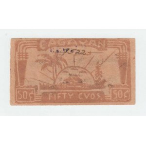 Filipiny, 50 Centavos (1942), Pick.S184 - provincie Bukidnon,