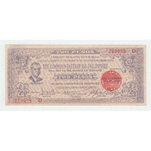 Filipiny, 2 Pesos 1942, Pick.S647B - provincie Negros
