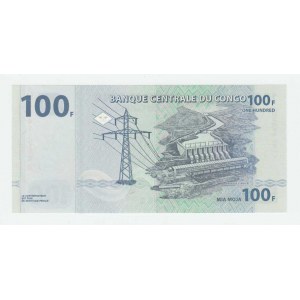Kongo (Zaire), 100 Francs 2007, jako Pick.92a (letopočet neuveden)
