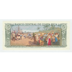 Kostarika, 5 Colones 1986, Pick.236d