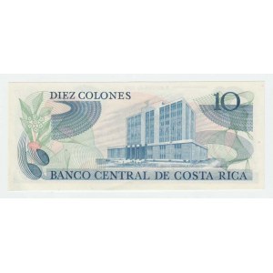Kostarika, 10 Colones 1986, Pick.237b