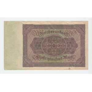 Německo, 50.000 Marka 19.11.1922, Pick.80, Ros.78 - série E