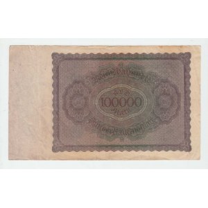Německo, 100.000 Marka 1.2.1923, Pick.83b, Ros.82d - série 17R