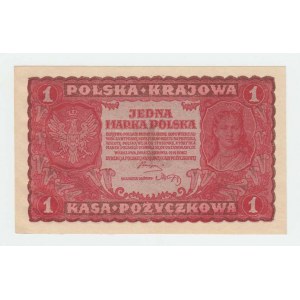 Polsko, 1 Marka 1919, Pick.23, Mil.23a