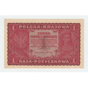 Polsko, 1 Marka 1919, Pick.23, Mil.23b