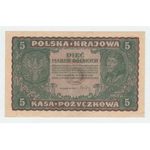 Polsko, 5 Marek 1919, Pick.24, Mil.24a