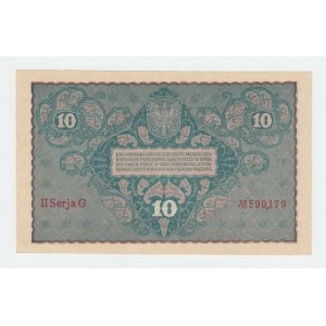 Polsko, 10 Marek 1919, Pick.25, Mil.25a