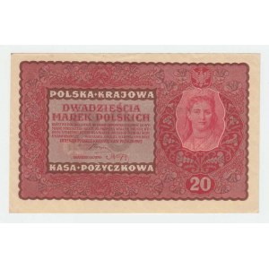 Polsko, 20 Marek 1919, Pick.26, Mil.26a
