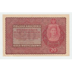 Polsko, 20 Marek 1919, Pick.26, Mil.26b
