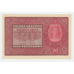 Polsko, 20 Marek 1919, Pick.26, Mil.26c