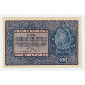 Polsko, 100 Marek 1919, Pick.27, Mil.27a
