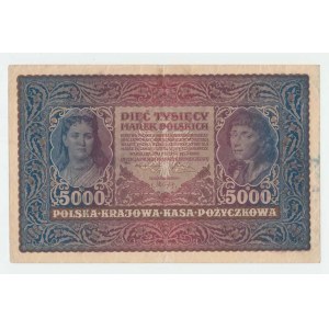 Polsko, 5000 Marek 1920, Pick.31, Mil.31a - série II-L