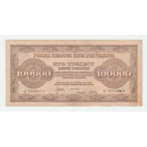 Polsko, 100.000 Marek 1923, Pick.34a, Mil.34a