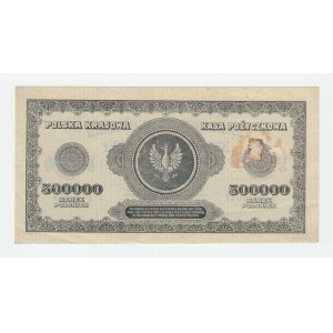 Polsko, 500.000 Marek 1923, Pick.36, Mil.36i, v reversu