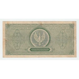 Polsko, 1 milión Marek 1923, Pick.37, Mil.37a
