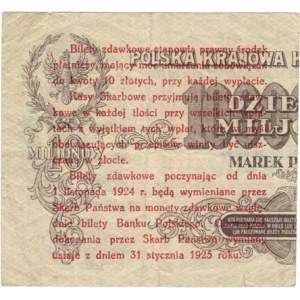 Polsko, 5 Grošů 1924 - pravá polovina, Pick.43b, Mil.43b