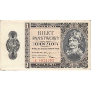 Polsko, 1 Zlotý 1938, Pick.50, Mil.78b