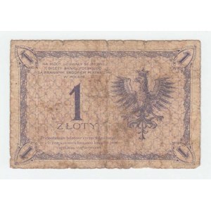 Polsko, 1 Zlotý 1919 (1924), Pick.51, Mil.47a