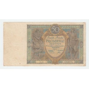 Polsko, 50 Zlotých 1925, Pick.64a, Mil.62a