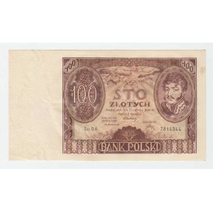 Polsko, 100 Zlotych 1932, Pick.74a, Mil.73a, skvrnka