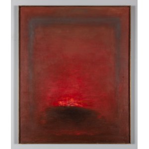 Eysymont Janusz (1930-1991), Gray lights in a black landscape, 1990