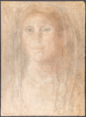 Kulisiewicz Tadeusz (1899 - 1988), Portret kobiety ze Szlembarku, 1939