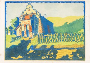 Bielecki Władysław (1896-1942), Spichlerz w Kazimierzu nad Wisłą, 1925