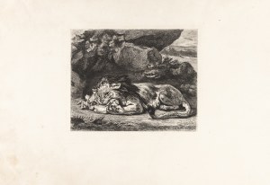 Delacroix Eugenius (1798 - 1863), Lew z gór Atlas, 1829