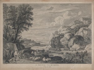 Teniers David Młodszy (ok. 1610-1690), Jorma (Thomas Major 1714-1799), Le Printems vue du Rhone [Wiosna nad Rodanem], 1750-1774