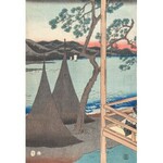 Utagawa Hiroshige (1797-1858), Utagawa Kunisada (1786-1865), Tago no Ura fûkei [widok jeziora Tago], 1857