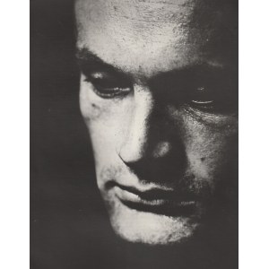 Zdzisław Beksiński - bez tytułu [portret mężczyzny], [ca] 1958. Vintage print...
