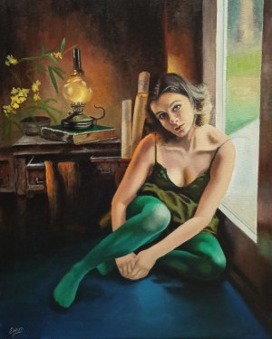 Erazm Wilczkiewicz, Dziewczyna w zielonych rajstopach